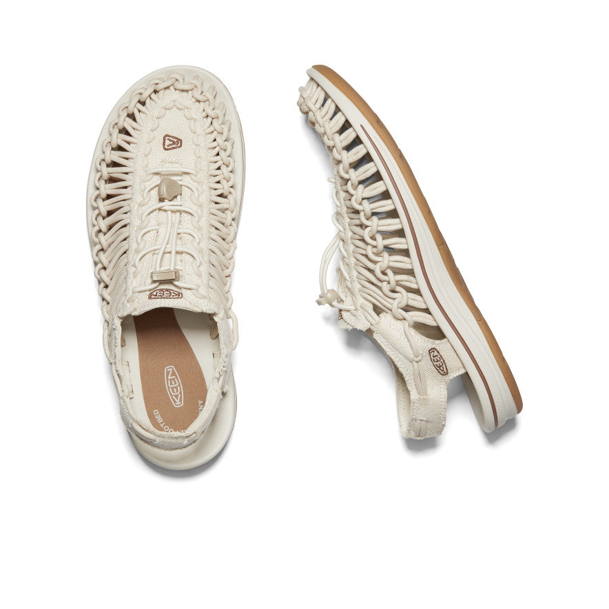 UNEEK Men's Canvas Shoes - Natural Canvas/Birch - Comfortable & Stylish Casual Footwear for Walking, Travel & Everyday Wear