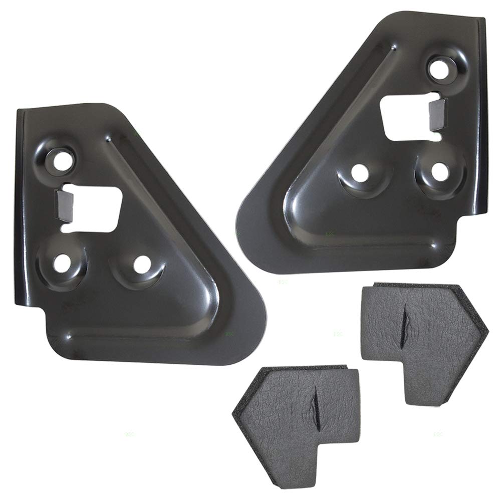 Brock Replacement Manual Towing Mirrors for 94-02 Chevy/GMC Pickup Trucks - Durable Side View Mirrors for Safer Towing & Enhanced Visibility | Perfect for Trailers, Boats & Heavy Loads