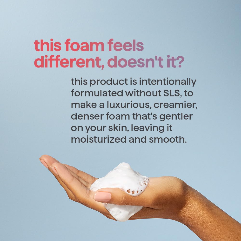 Method Dream Foam Foaming Body Wash - Jasmine & Sandalwood Scent, 13.5 oz | Hydrating & Luxurious Shower Gel for Relaxing Bath Time & Self-Care Routine