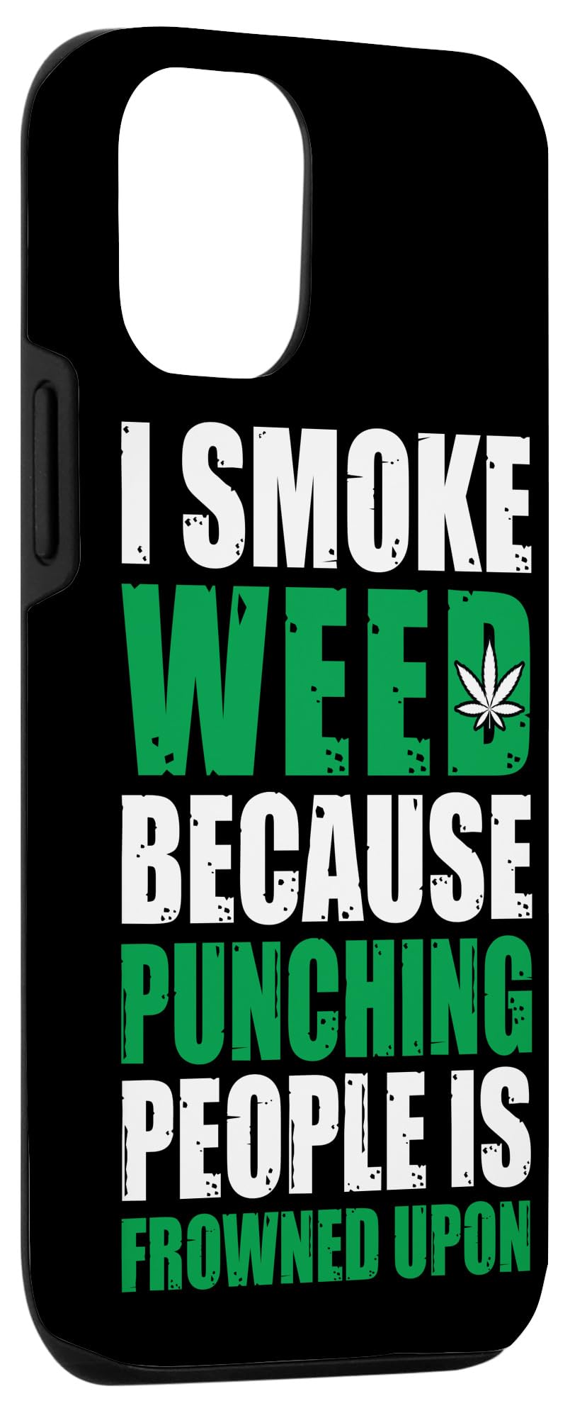 iPhone 12/12 Pro Marijuana Leaf Weed Legalization Phone Case - Perfect for 420 Celebrations & Cannabis Enthusiasts