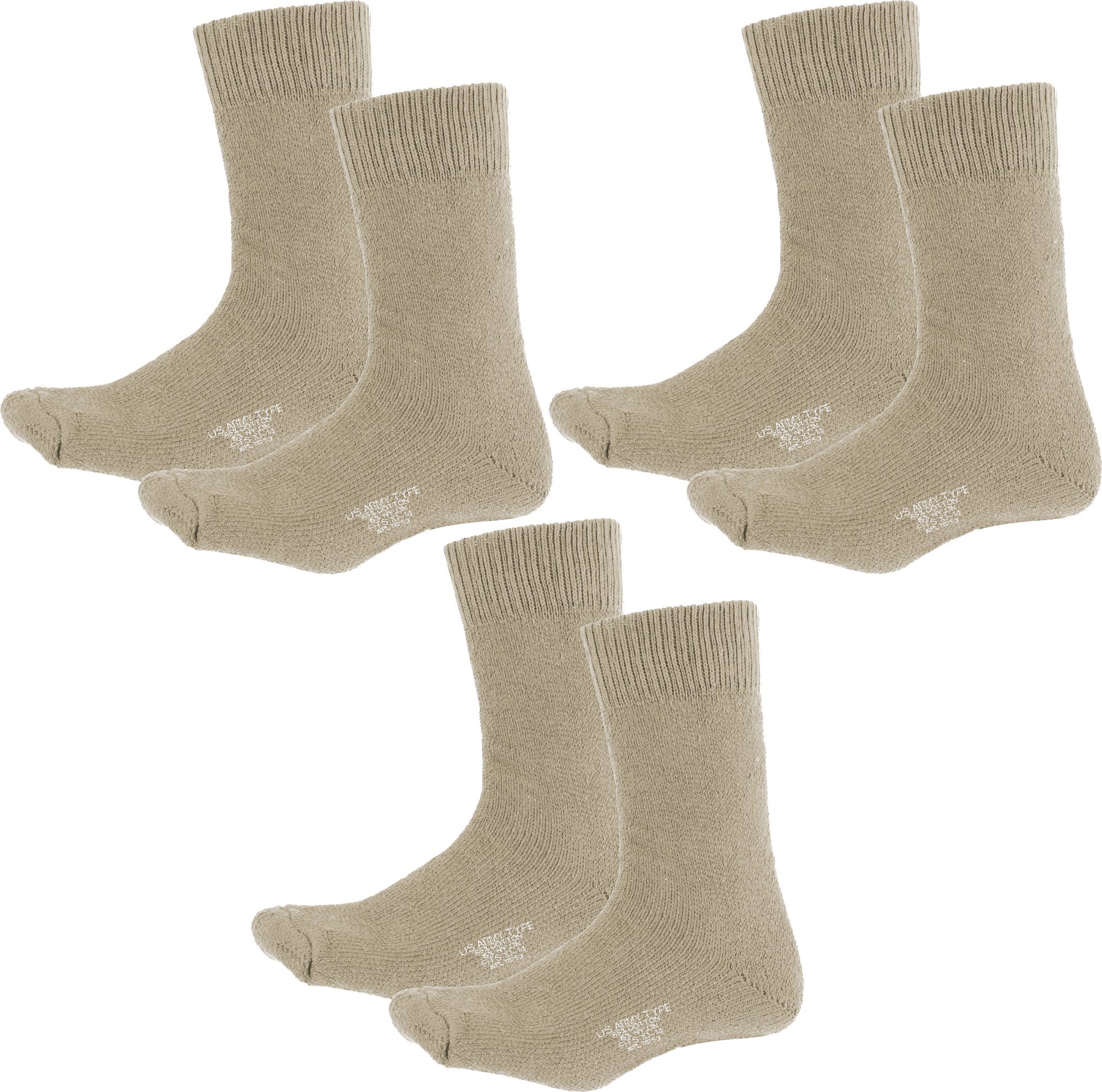 Army Universe Thermal Boot Socks - Heavyweight Genuine GI NYCO Extreme Cold Weather Socks - Warm Thick Military Boot Socks for Men & Women - USA Made 3-Pack - Perfect for Winter Hiking, Hunting, and Outdoor Activities