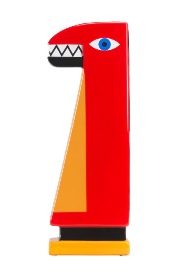 Qeeboo Spark Vase - Modern Decorative Glass Vase for Home & Office - Perfect for Flowers, Centerpieces & Interior Design