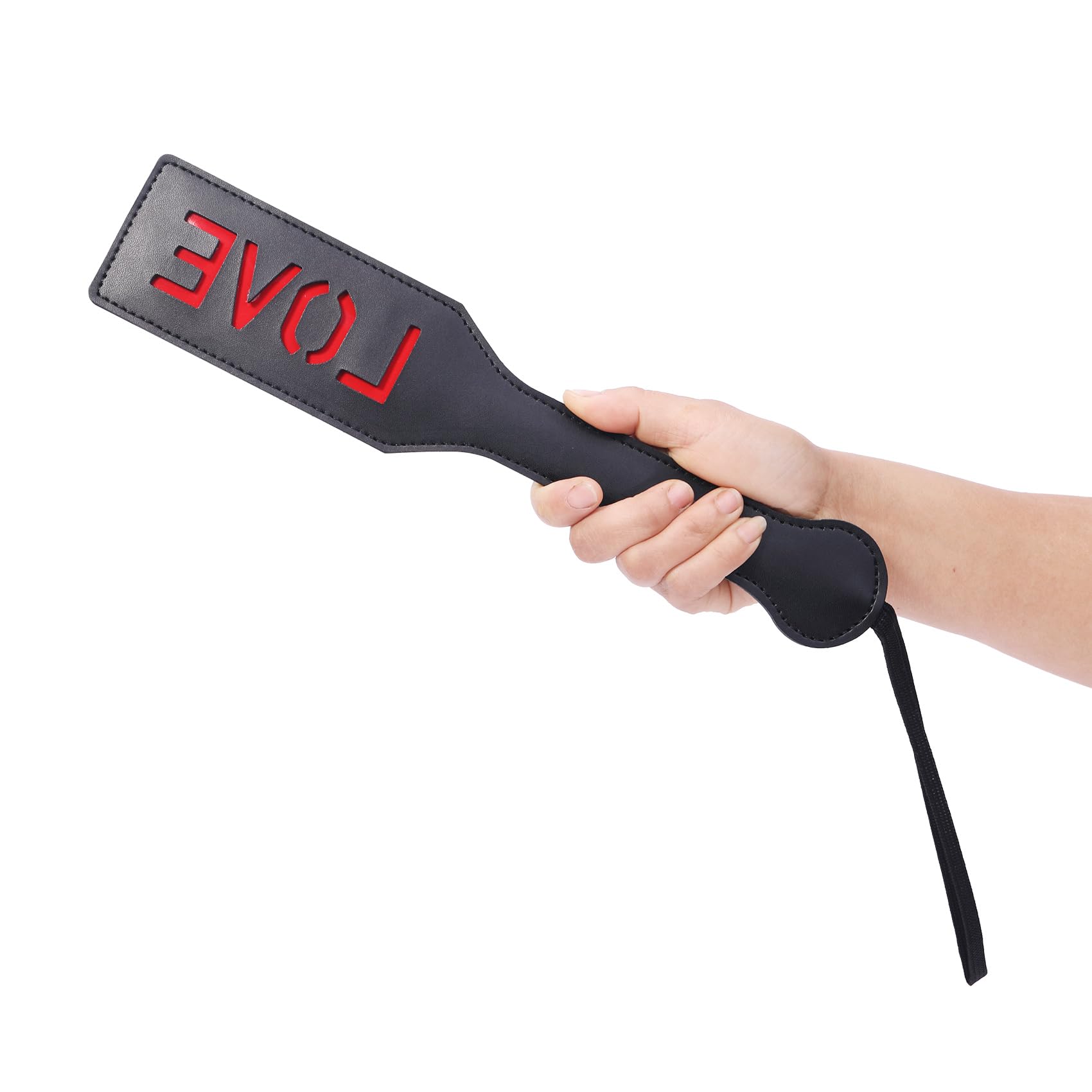 Premium Faux Leather Spanking Paddle - BDSM Bondage Toy for Couples, Adults & Sensual Play - Perfect for Bedroom Fun, Roleplay & BDSM Scenes