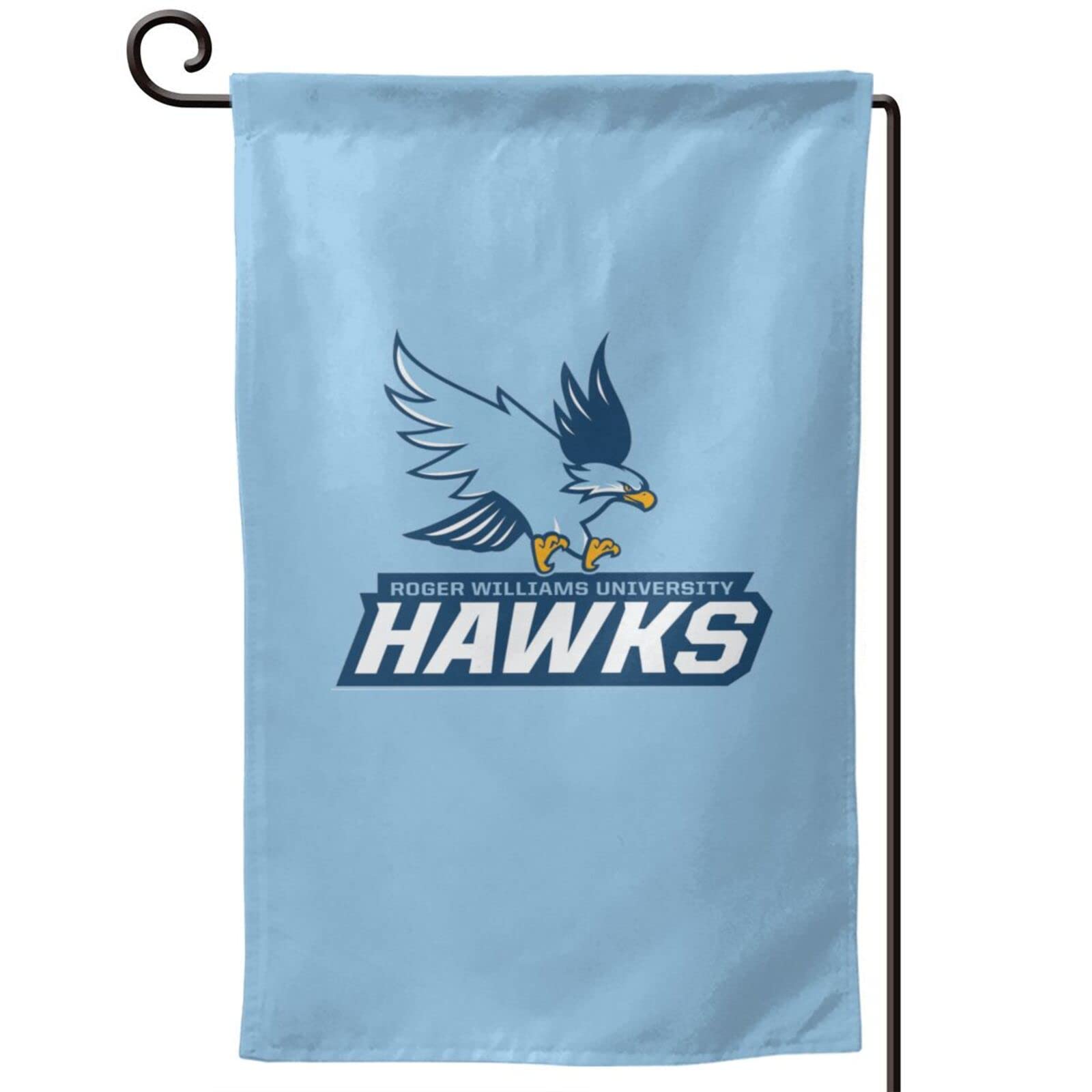 Roger Williams University Logo Double Sided Garden Flag - Outdoor Indoor Yard Decor for Home, Garden, College Dorm, Tailgating & Alumni Events