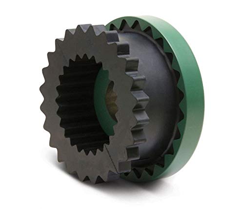 TB Wood's 10 Size JE Flange Type Solid Sleeve Coupling Insert - 3735 in-lb Torque Rating - Ideal for Industrial Machinery, Pumps, and Power Transmission Systems