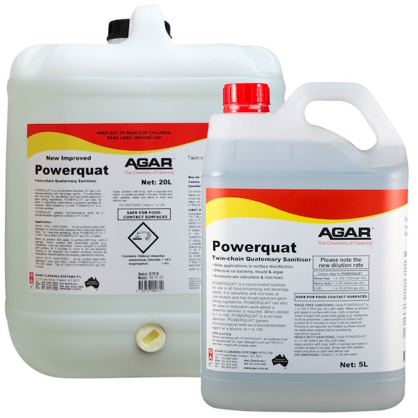 Powerful Agar Powerquat Twin Chain Sanitizer - Effective Disinfectant for Home, Office, and Public Spaces