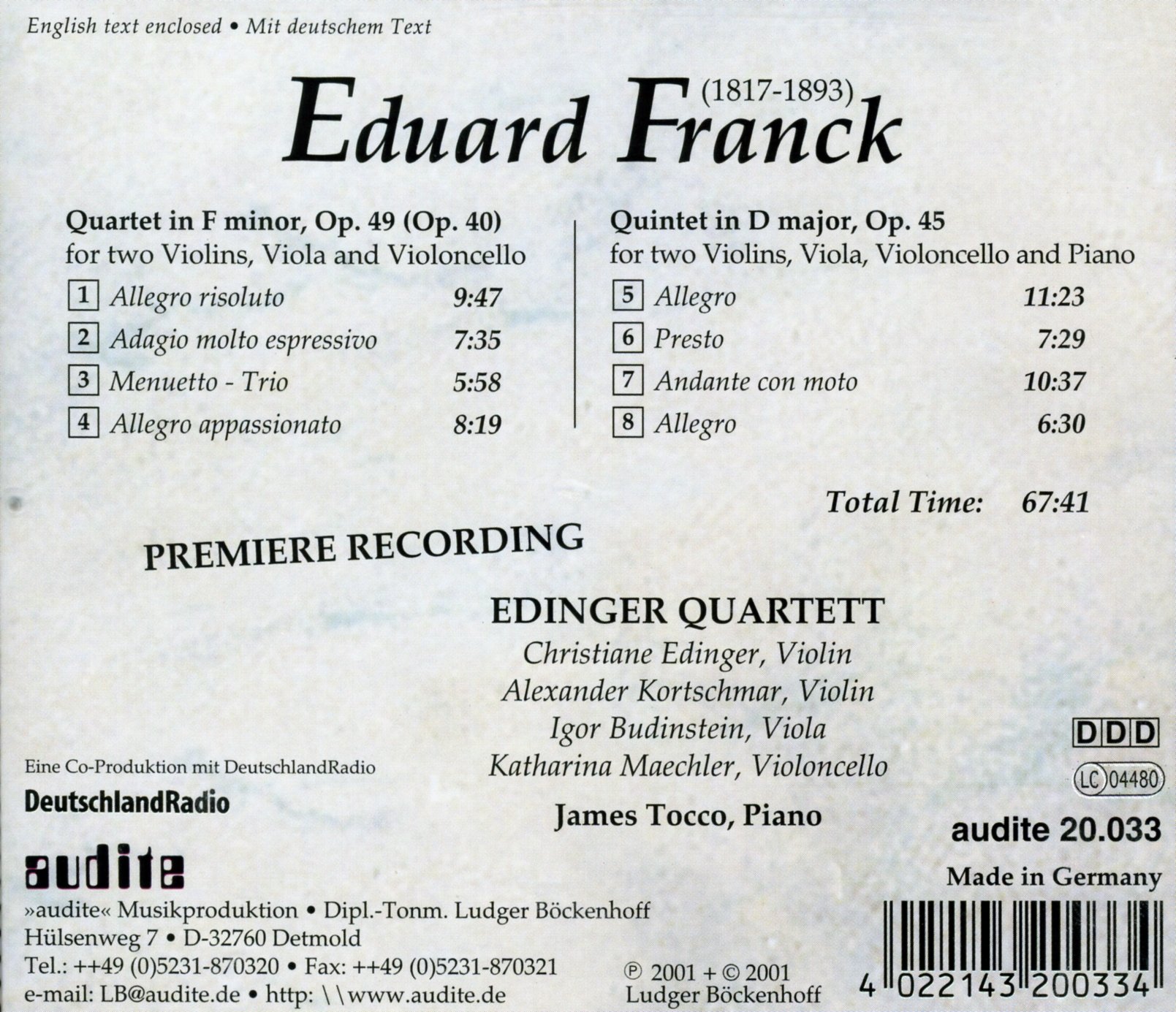 Chamber Music - Classical & Contemporary Ensemble Pieces for Home, Wedding & Concert Performances | Perfect for Music Lovers & Professional Musicians