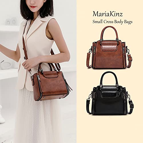 Vegan Leather Crossbody Bag for Women - Stylish Satchel & Tote Handbag - Perfect for Work, Travel & Everyday Use