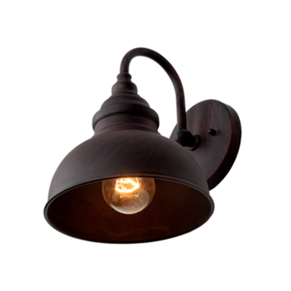 Vintage Industrial LED Wall Lamp - Waterproof Outdoor & Indoor Lighting for Living Room, Bar, Cafe - Retro Style Sconce for Patio, Garden, Restaurant Decor