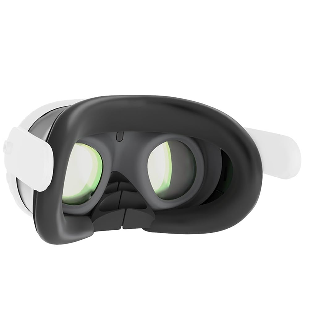 BeisDirect Silicone Protective Cover for Meta Quest 3 - White VR Accessories for Enhanced Comfort & Grip - Perfect for Gaming, Fitness & Virtual Reality Experiences