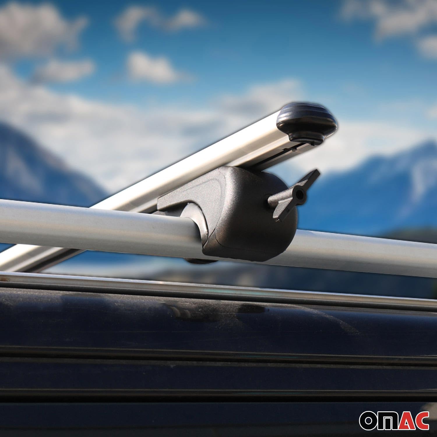 OMAC Lockable Roof Rack Cross Bars for Toyota 4Runner 2006-2009 - Anti-Theft Luggage Carrier for Kayak, Canoe, Surfboard, Ski & Snowboard - Perfect for Camping, Travel & Outdoor Adventures