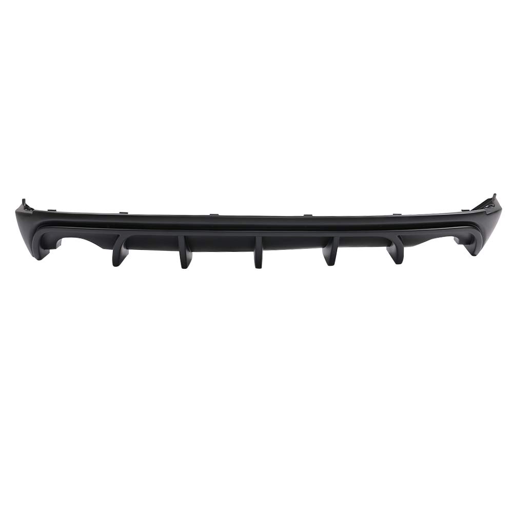 FREEMOTOR802 Rear Bumper Diffuser for 2014-2016 Lexus IS250 IS350 IS200T - Unpainted Black PP Spoiler | Car Body Styling & Performance Upgrade for Sporty Look