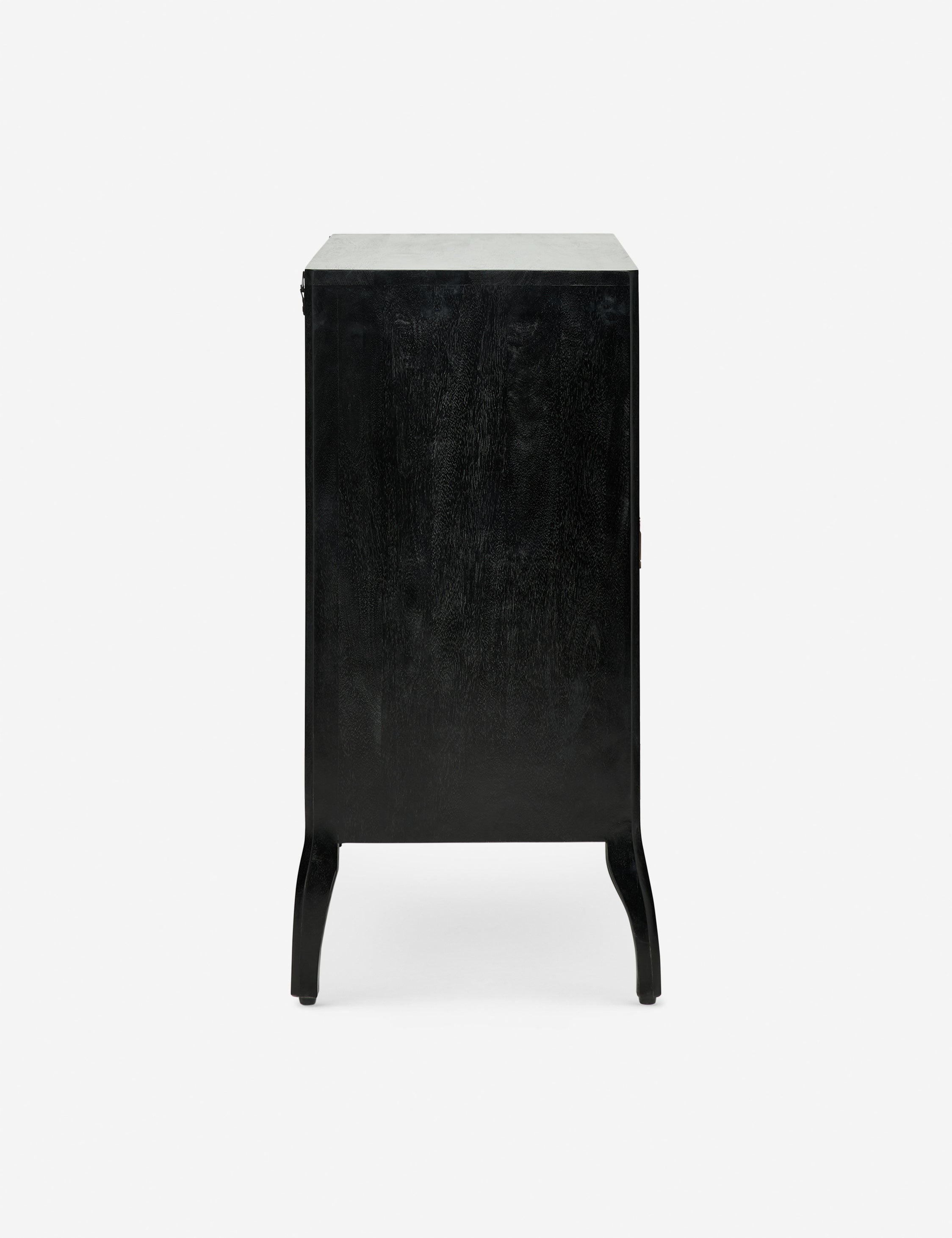 Anabella Bar Cabinet - Modern Wooden Liquor Storage with Glass Doors & Shelves for Home Bar, Dining Room, or Office - Perfect for Wine, Whiskey & Cocktail Glass Display