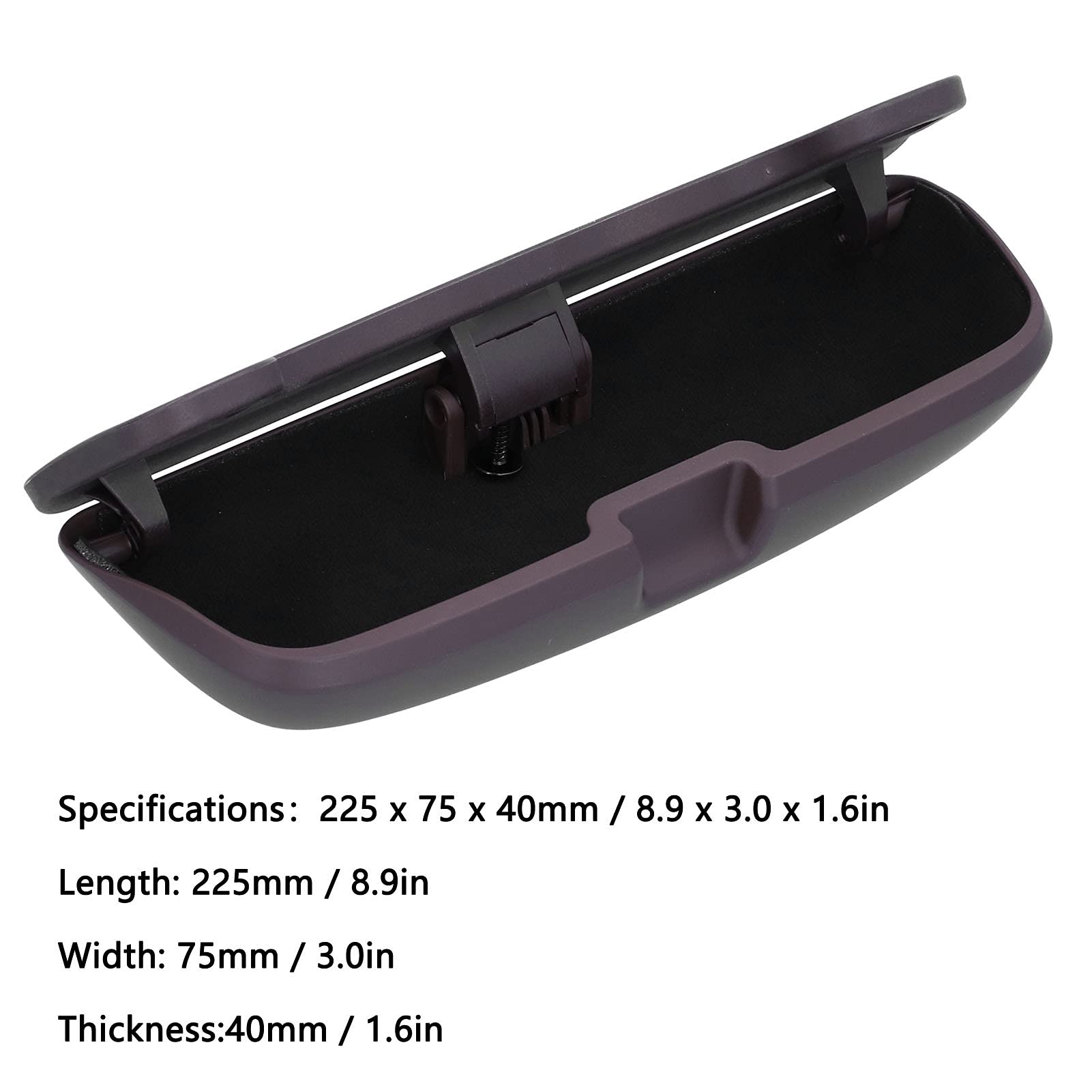 Car Sunglass Holder for Tesla Model S 2013-2017 - ABS Sponge Sun Visor Clip with Damping Spring - Perfect for Organizing Sunglasses While Driving