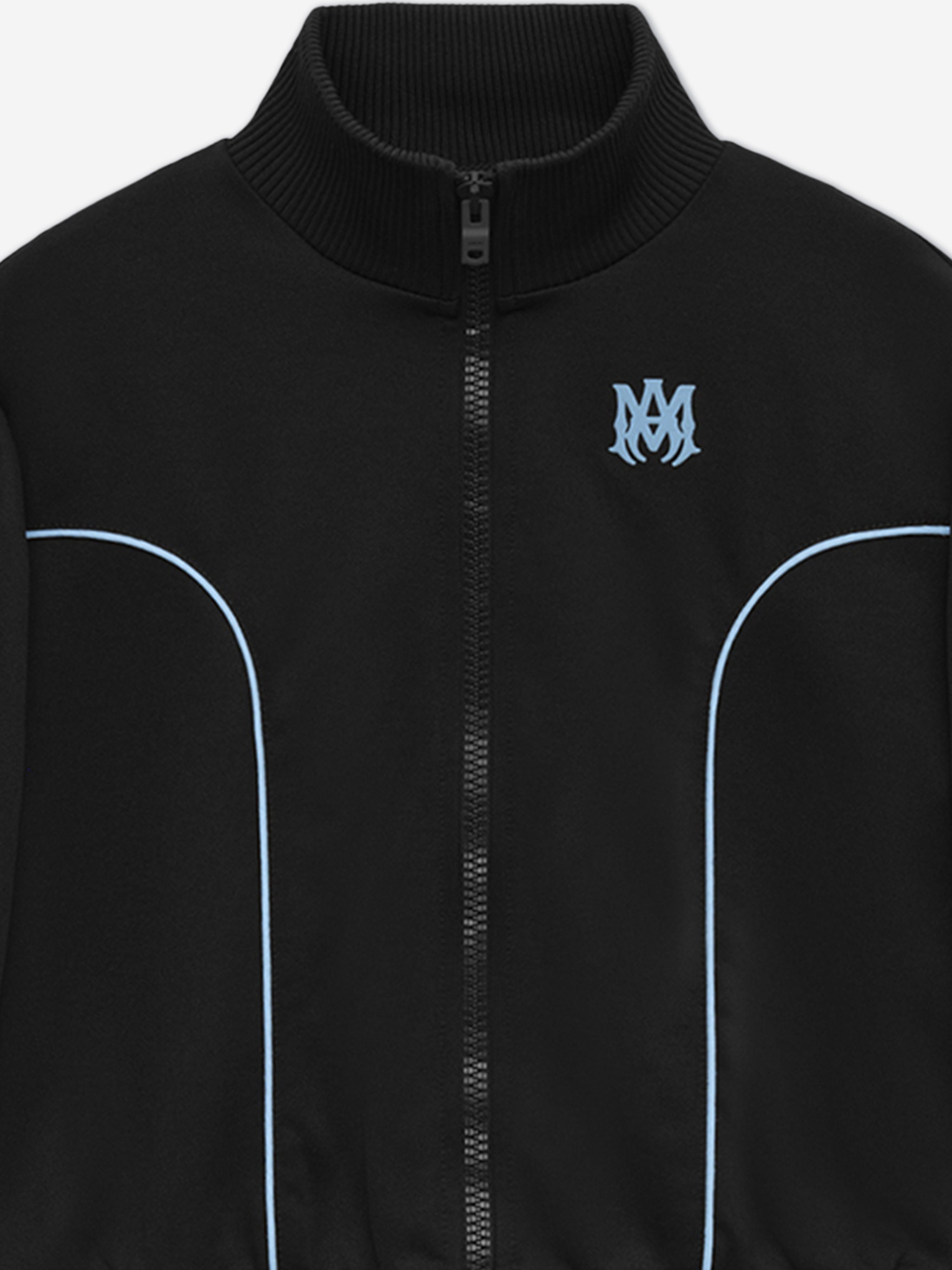 Amiri Kids Bones Track Jacket - Black | Stylish Athletic Jacket for Boys & Girls | Perfect for School, Sports & Casual Outings