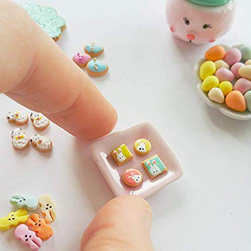 1:12 Scale Dollhouse Miniature Easter Cookies - Perfect for Easter Decorations, DIY Crafts & Miniature Scenes