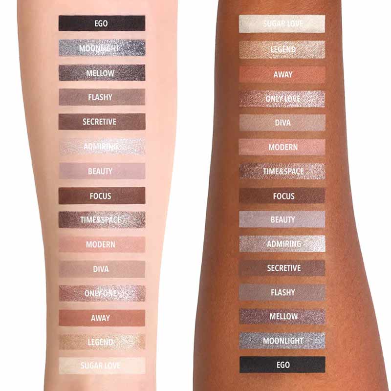 MOIRA Endless Moonlight Pressed Pigment Eyeshadow Palette - 18 Vibrant Colors, Long-Lasting & Blendable - Perfect for Day to Night Makeup Looks, Party & Special Occasions