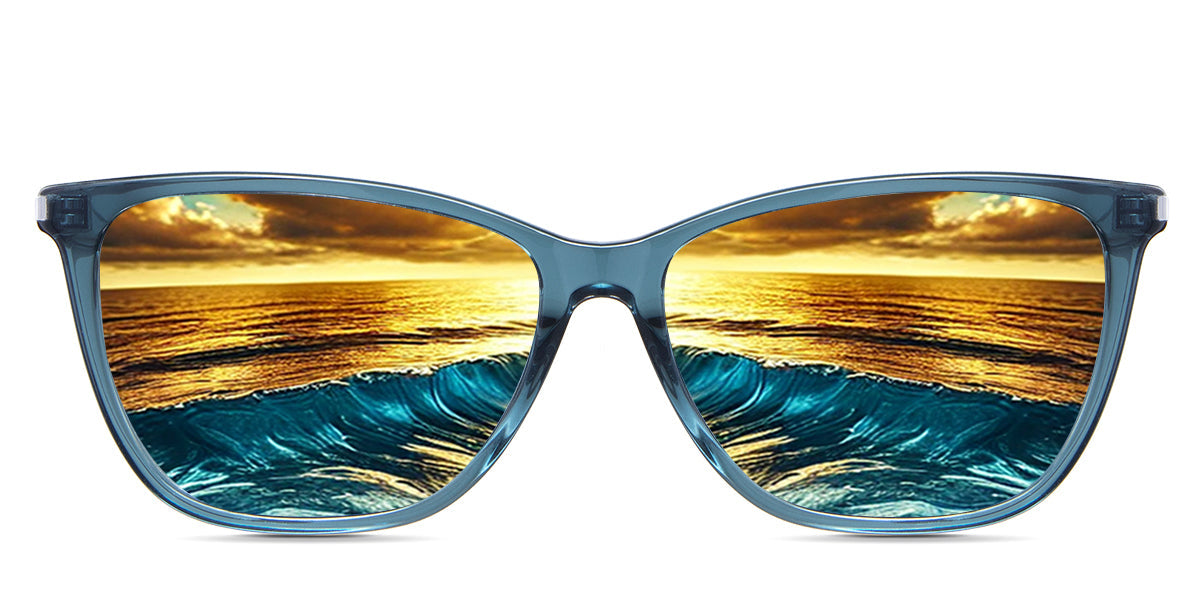 Ophelia Women's Prescription Sunglasses - UV Protection, Polarized Lenses for Driving, Outdoor & Fashion Use