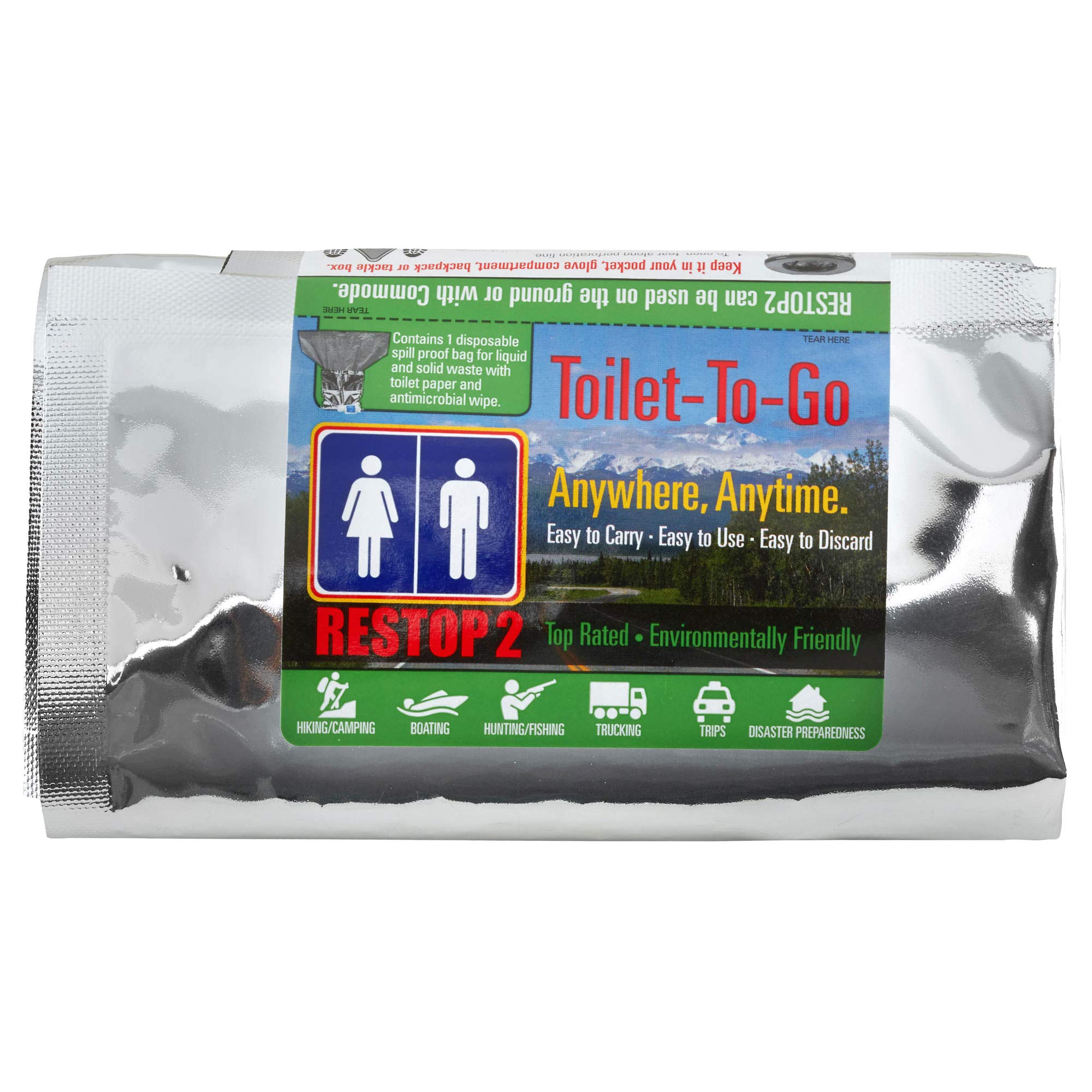 II Disposable Waste Bags - 24 Pack | Leak-Proof Dog Poop Bags for Walking, Travel & Outdoor Use | Eco-Friendly Pet Waste Cleanup Solution