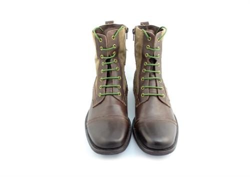 Moville Green Boot Shoelaces - 72 Inch/183cm Long Durable Cotton Laces for Hiking, Work & Military Boots - Perfect Replacement Shoestrings for Outdoor & Casual Wear
