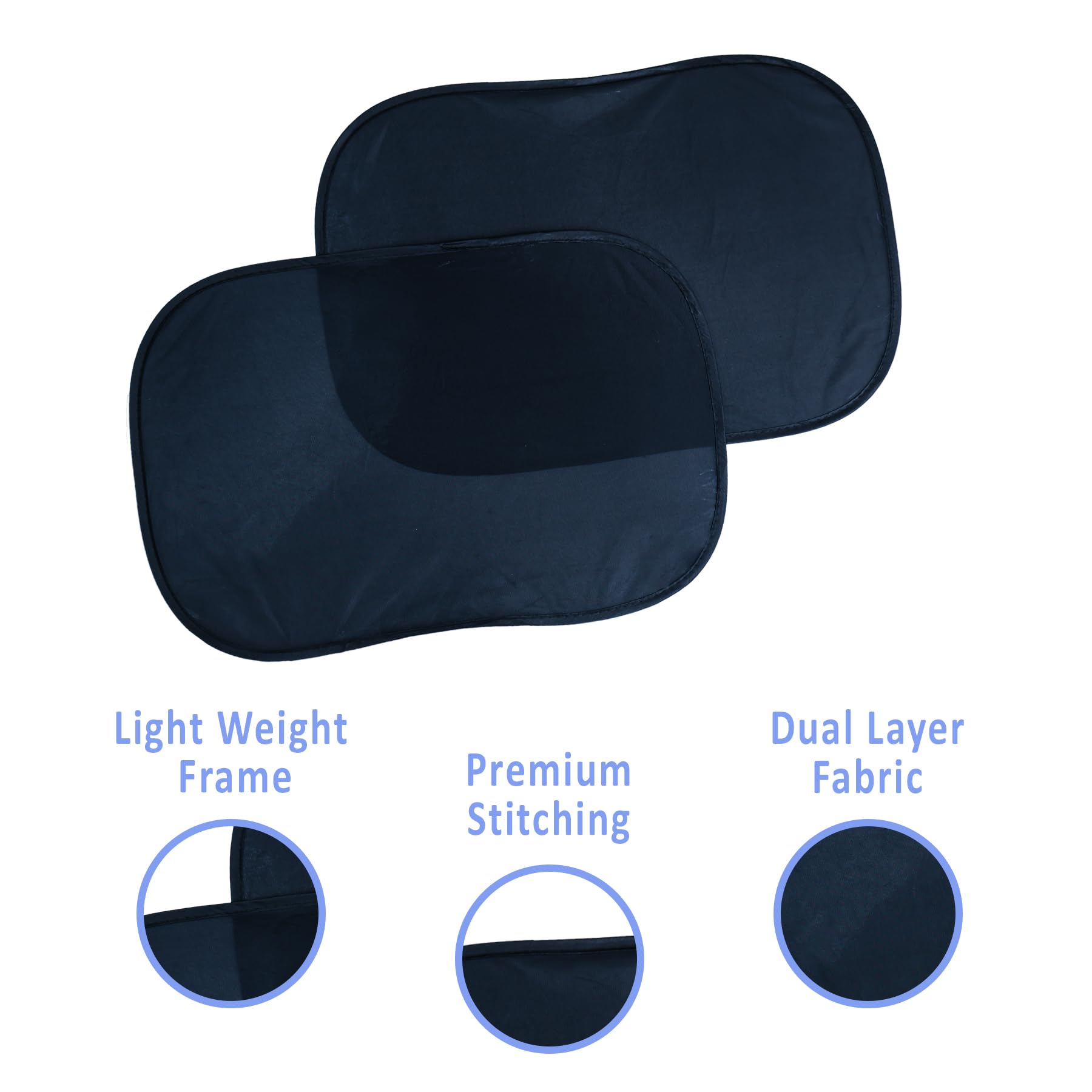Mindful Design - 2 Pack Baby Car Window Shades (21