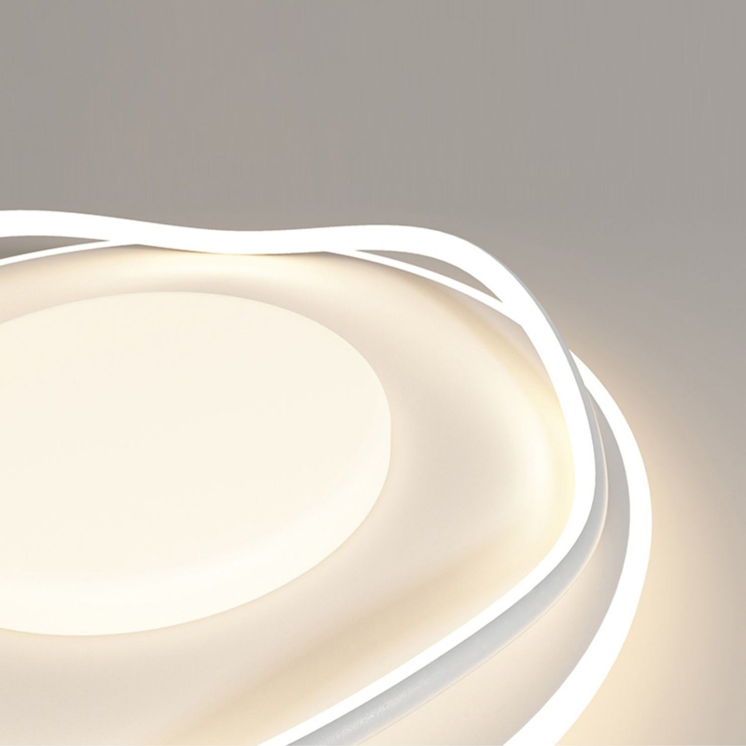 Minimalist Cloud Shape Ceiling Lamp - Modern LED Hanging Light for Bedroom, Nursery & Living Room - Soft Ambient Lighting for Home Decor