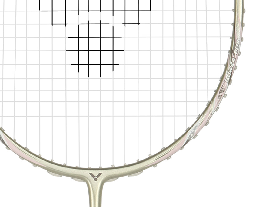 Victor Thruster TK HMR Pro Badminton Racket (Factory Strung) - Professional Carbon Fiber Badminton Racket for Advanced Players - Perfect for Tournaments & Training Sessions