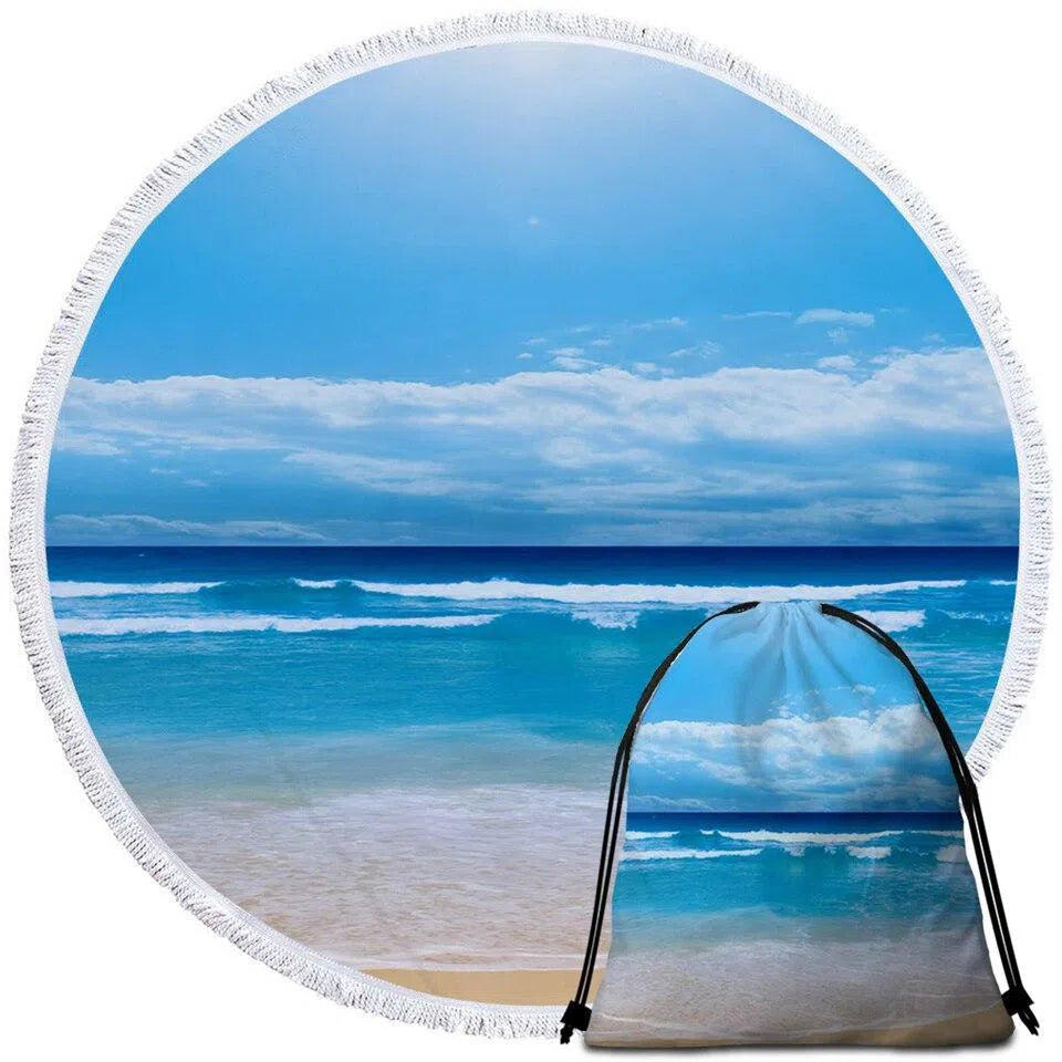 Premium Beach Towel with Backpack - Quick Dry, Sand Resistant, Lightweight & Compact for Travel, Pool, Yoga, Picnics & Outdoor Adventures