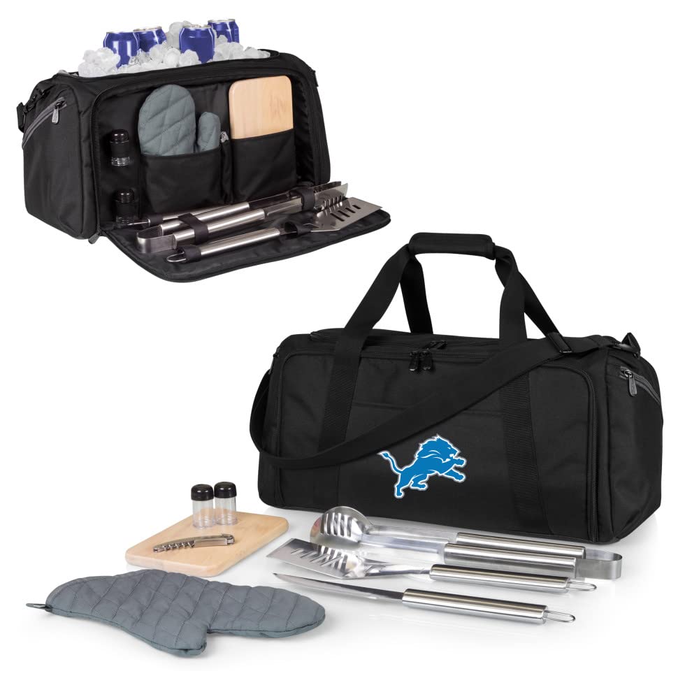 NFL BBQ Kit & Cooler Tote Set with Grill Tools & Picnic Accessories - Perfect for Tailgating, Backyard BBQs & Outdoor Parties