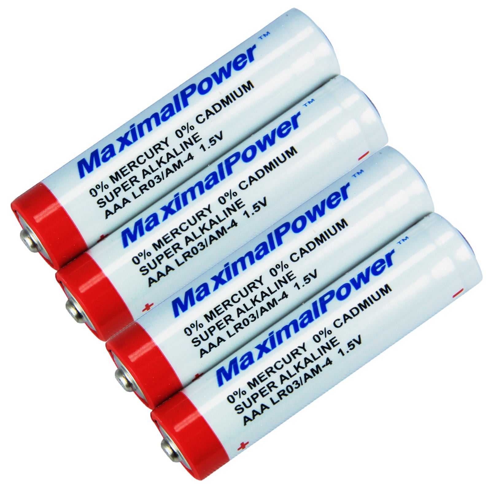 MaximalPower™ LR03 AM4 AAA Super Alkaline Batteries - 140 Min Long Lasting Power for Toys, Remote Controls, Flashlights & Electronic Devices (24 Pack)