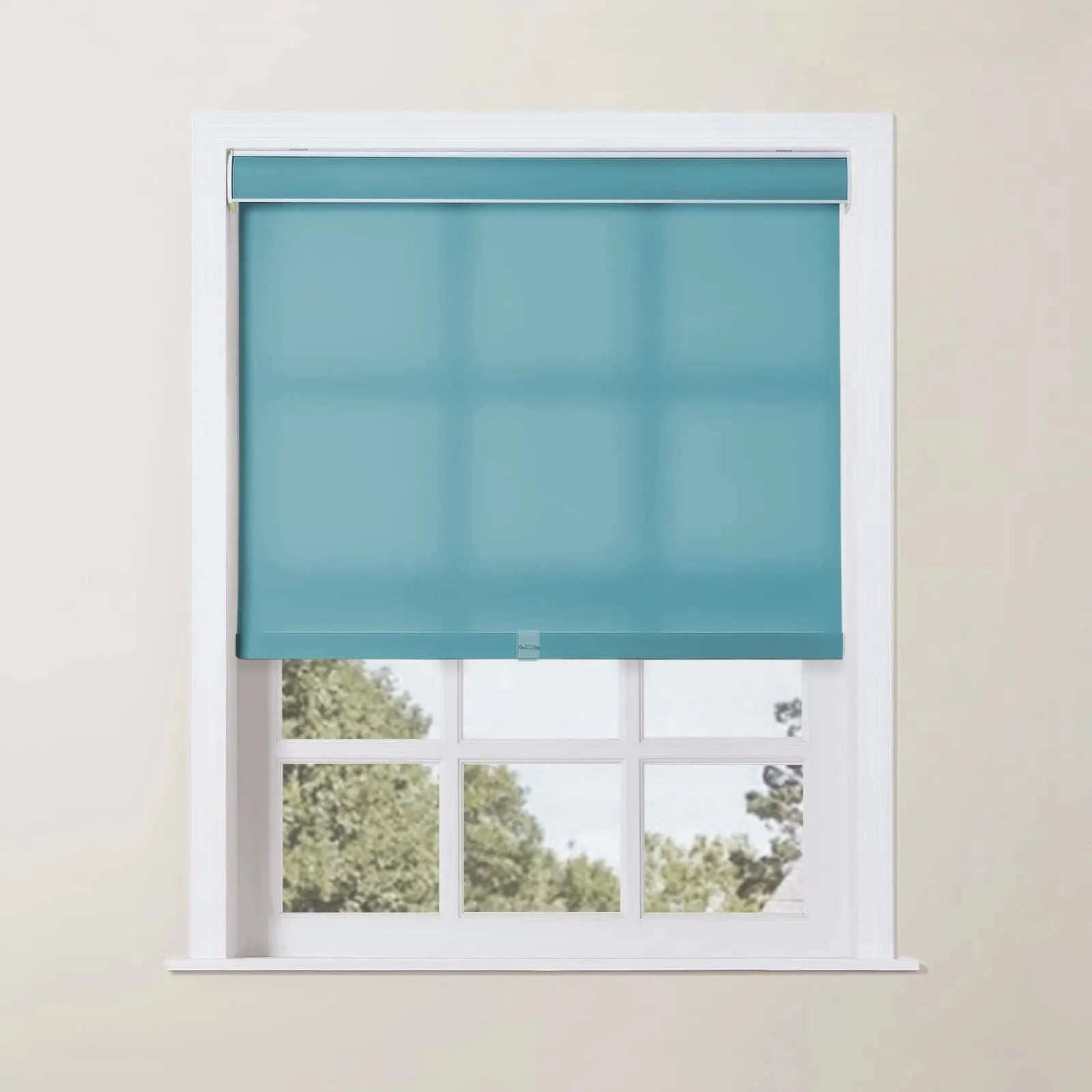 Alvin Basic Room Darkening Cordless Roller Shades - Blackout Window Coverings for Bedroom & Nursery - Noise Reducing & Energy Efficient Home Decor