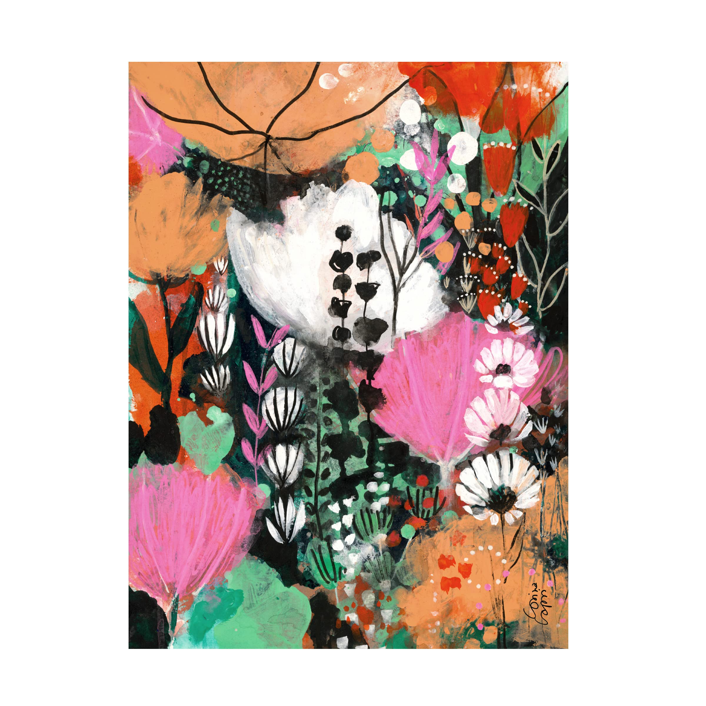 Trademark Fine Art 'Strawberry Moon' Canvas Wall Art Print by Corina Capri - Perfect for Living Room, Bedroom & Office Decor