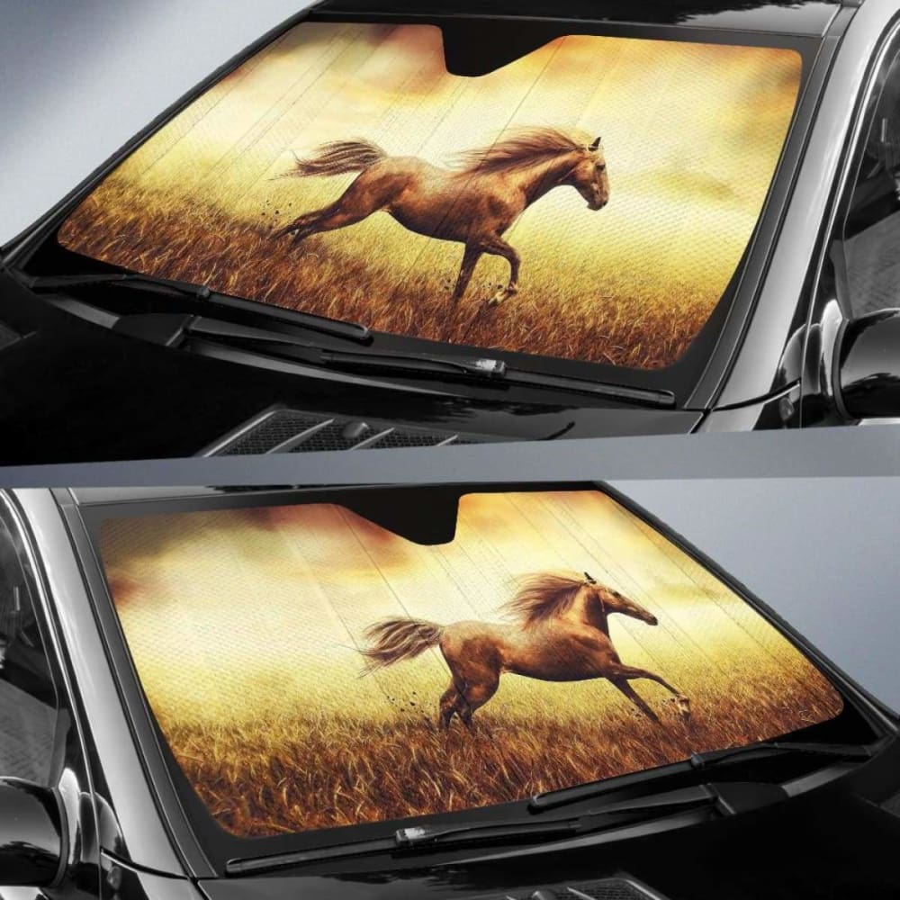 Car Sun Shades for Horses - UV Protection Window Shade for Vehicles (Model 11 172609) - Perfect for Traveling with Horses & Outdoor Adventures