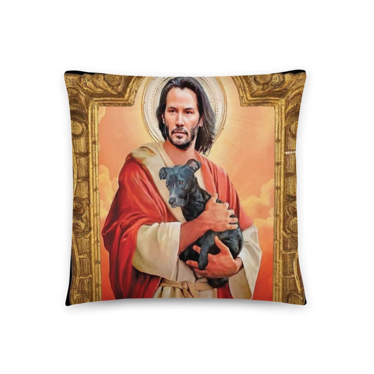 Keanu Reeves Decorative Throw Pillows - Soft Sofa & Bed Pillow Covers with Hidden Zipper, Machine Washable - Perfect for Living Room, Bedroom & Outdoor Patio Decor
