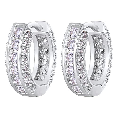A-CZ White Gold 15.5mm