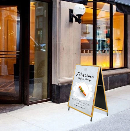 20x28 A-Frame Sign Holder - 1 1/4