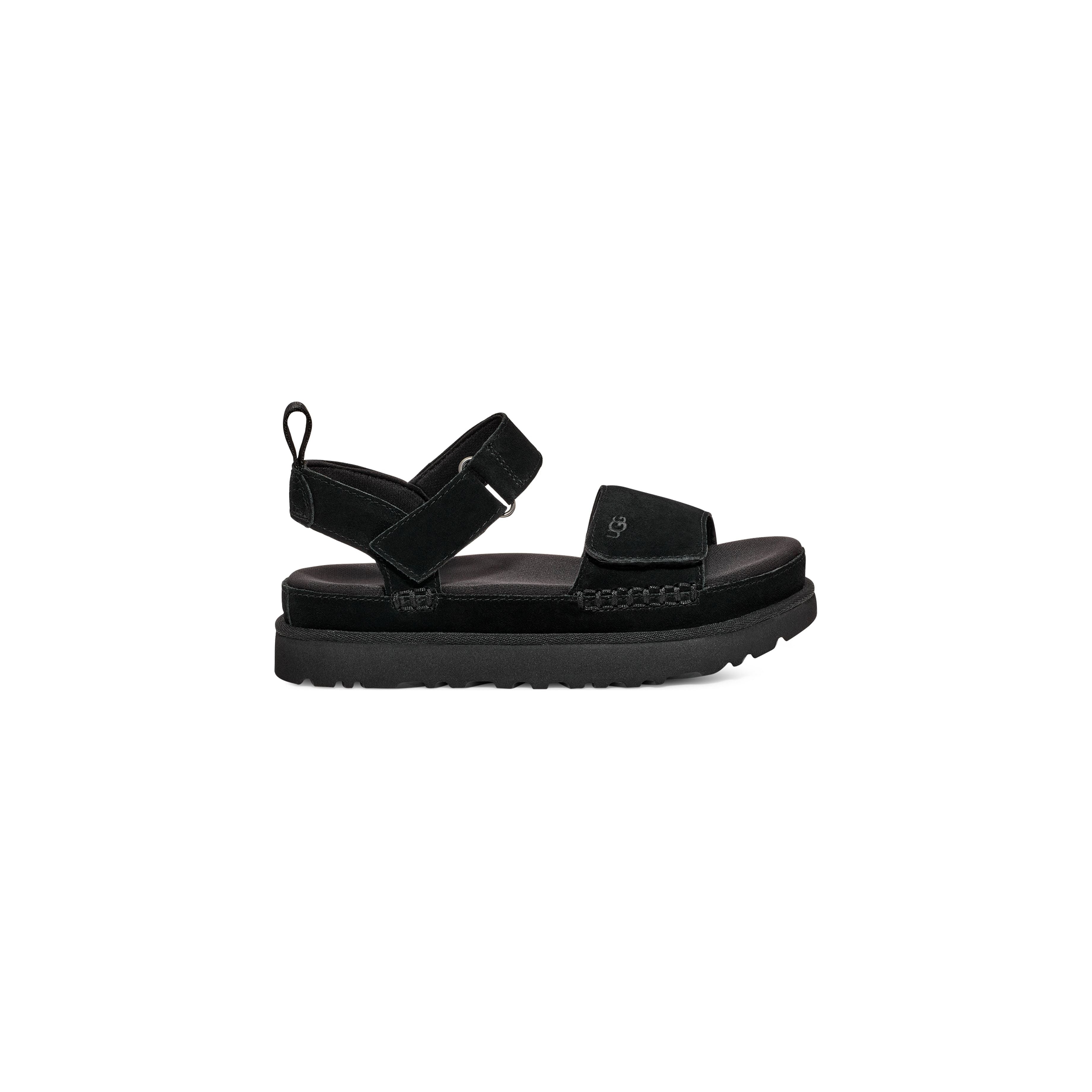 UGG Women's Goldenstar Comfort Slide Sandals - Soft Suede & Cushioned Footbed for Summer, Beach, and Casual Wear