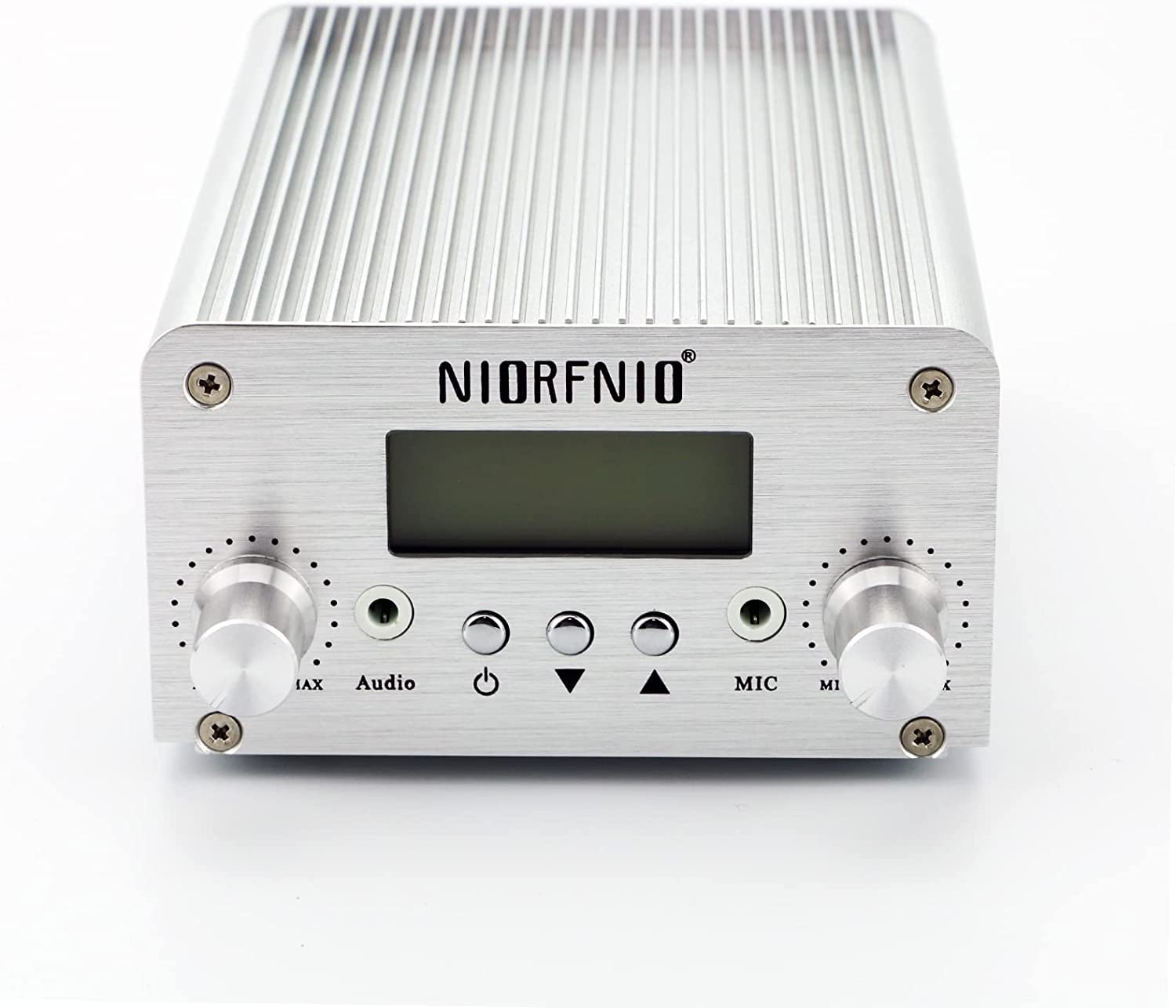 NIORFNIO 15W FM Transmitter Bluetooth Wireless Stereo Broadcasting 87-108MHz - Long Range Car Radio Station Kit for Church, Mall, Lecture Hall & Personal Use | Perfect for Music Streaming, Announcements & Events