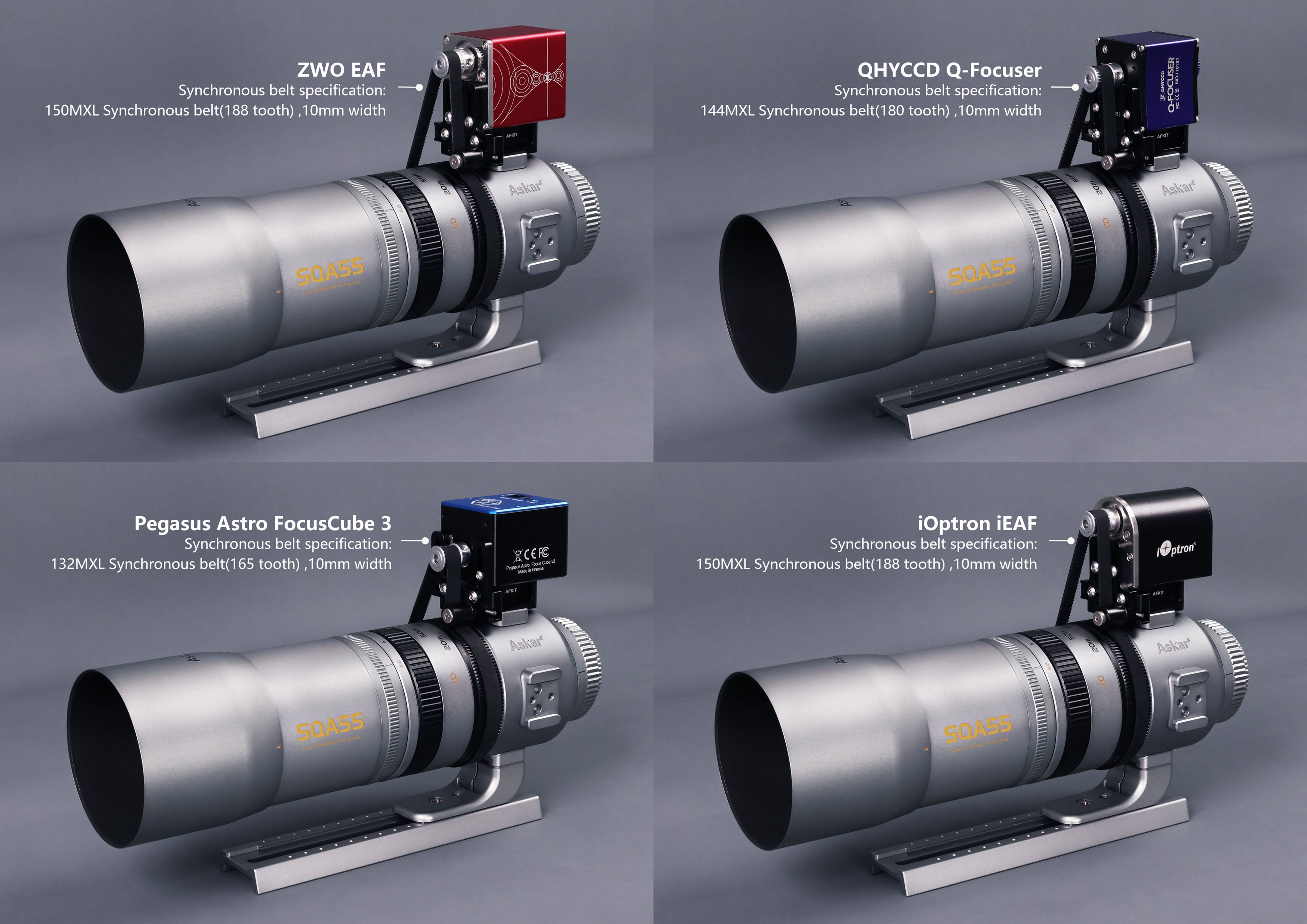 Askar AF Kit for SQA55 Refractor Telescope - Premium Astrophotography Accessory for Stargazing, Deep Space Imaging & Night Sky Observation