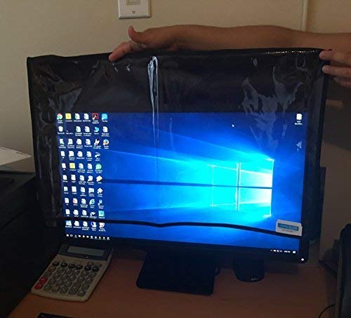 Comp Bind Technology 24'' LCD Monitor Marine Black Cover - Anti Static, Waterproof, 23.25''W x 2.25''D x 15''H - Ideal for Marine, Outdoor, and Industrial Use