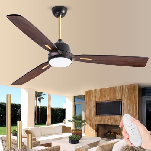 60 inch Wood Ceiling Fan with Light