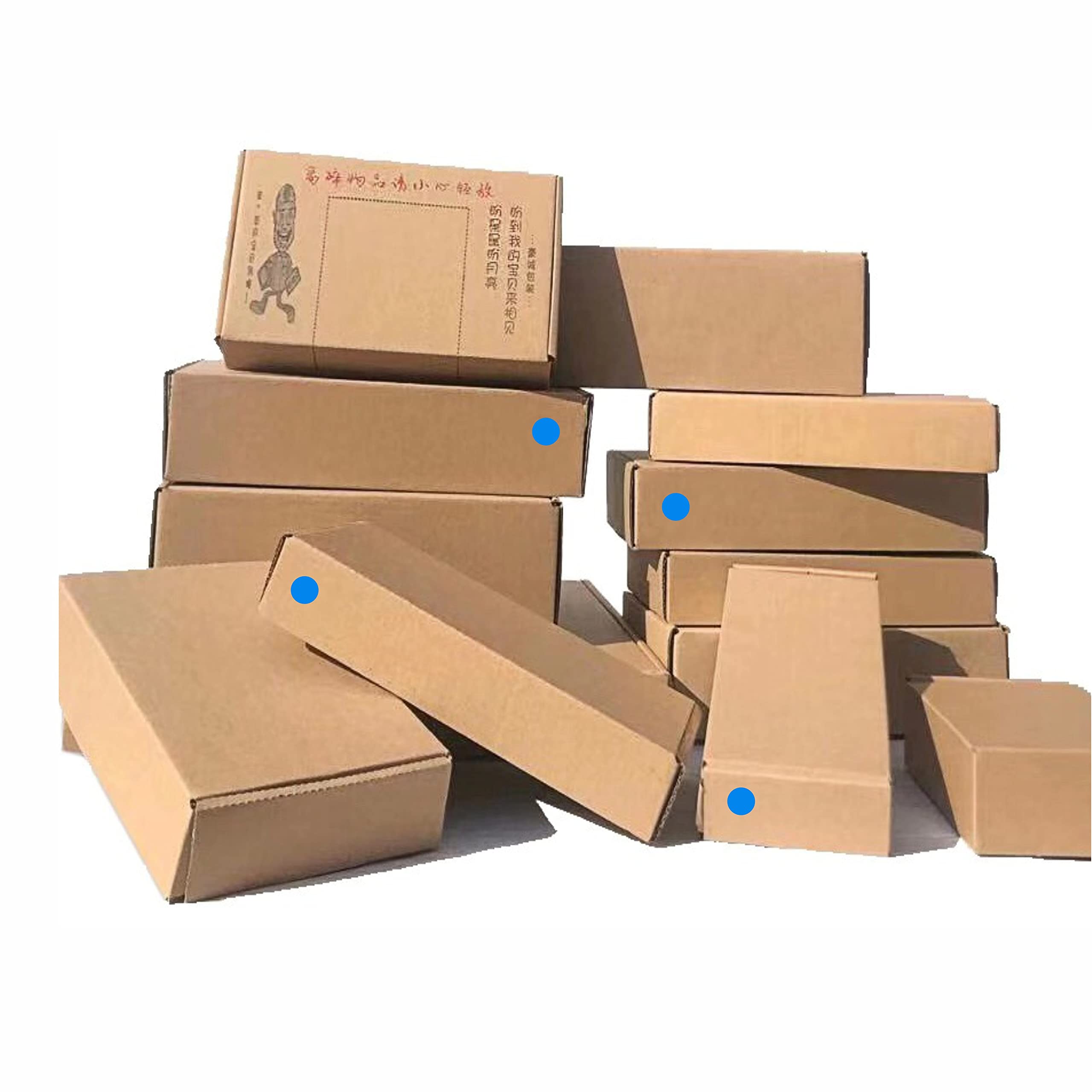 PARLAIM 1/4 Inch Round Permanent Adhesive Color-Code Dot Stickers - 1000 Count Roll with Dispenser Box (Blue) - Perfect for Organizing Files, Inventory Labeling & Office Color Coding