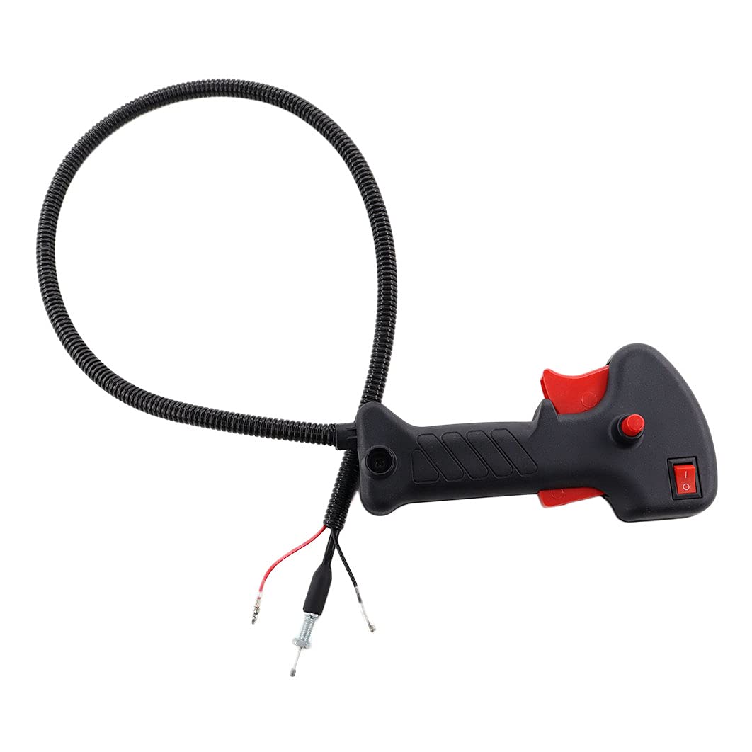 MCHNIC Gas Throttle Switch for Fuxtec FX-MS152, MFS520 Multitool 2-in-1, Hecht 129BTS, Dolmar MS27U, Matrix BMS 900-4, Demon RQ580 Brush Cutter - Compatible Replacement Part for Outdoor Power Tools & Garden Equipment