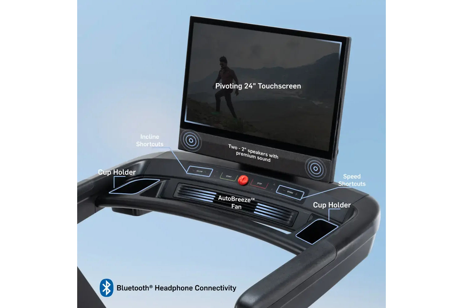 NordicTrack Commercial 2450 Treadmill - Premium Incline Trainer with 22