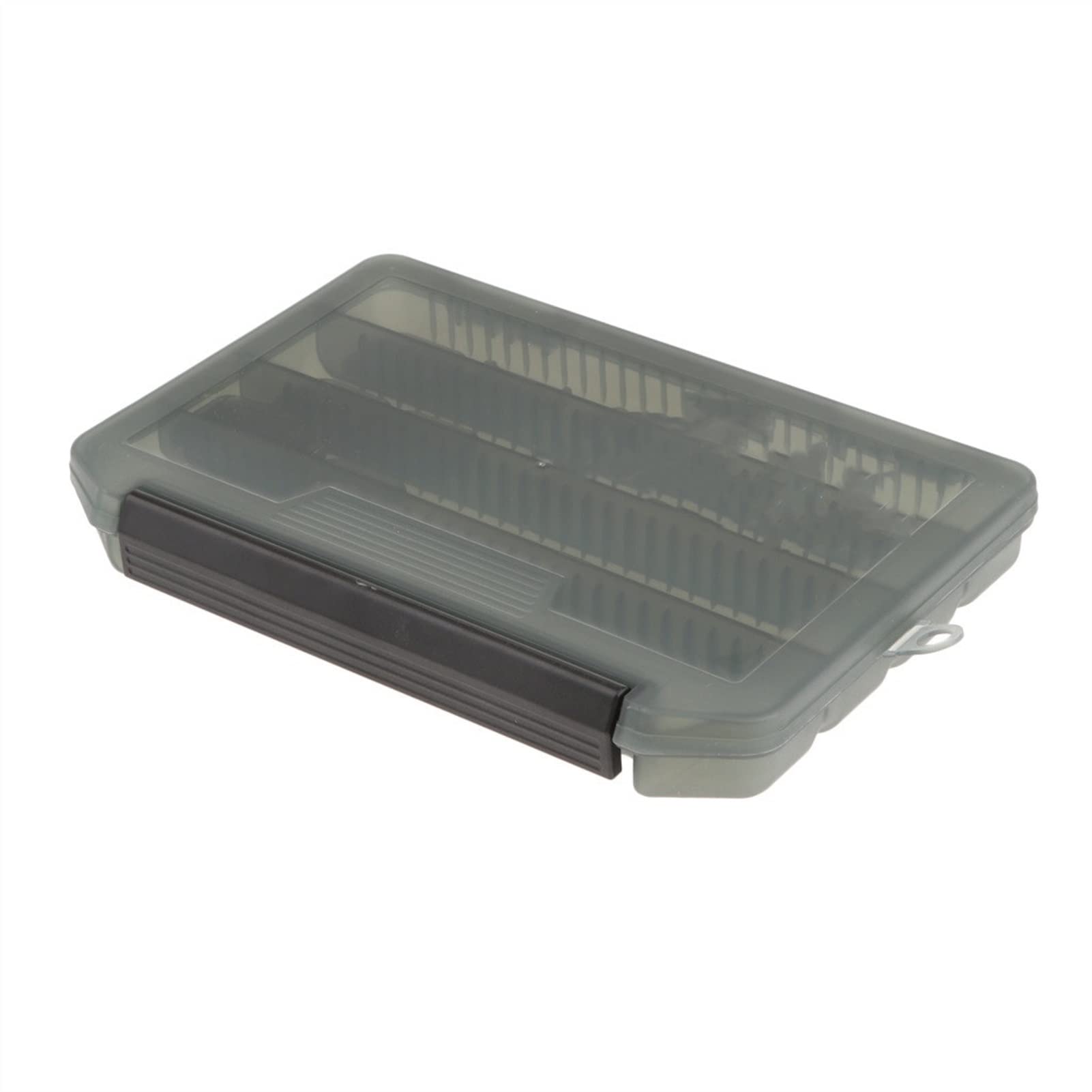 Premium Plastic Fishing Tackle Box Organizer - Durable Storage Container for Fishing Lures, Hooks & Baits (Slate Gray) - Perfect for Freshwater & Saltwater Fishing Trips, Boat Storage & Outdoor Gear Organization