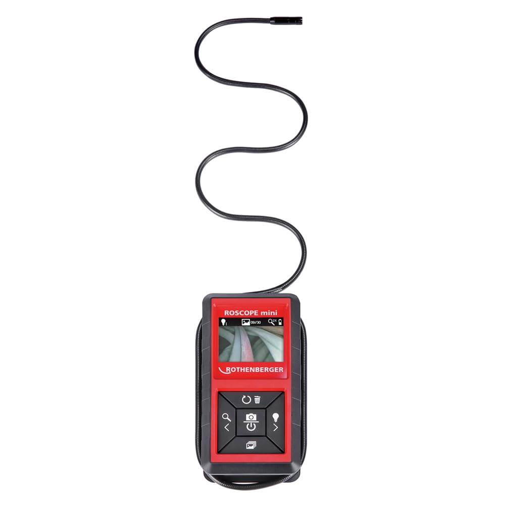 Rothenberger ROSCOPE Mini Inspection Camera - 5.5mm Waterproof Endoscope with 6 LED Lights & 3.5m Cable - Perfect for Plumbing, HVAC, Automotive & Home Repairs