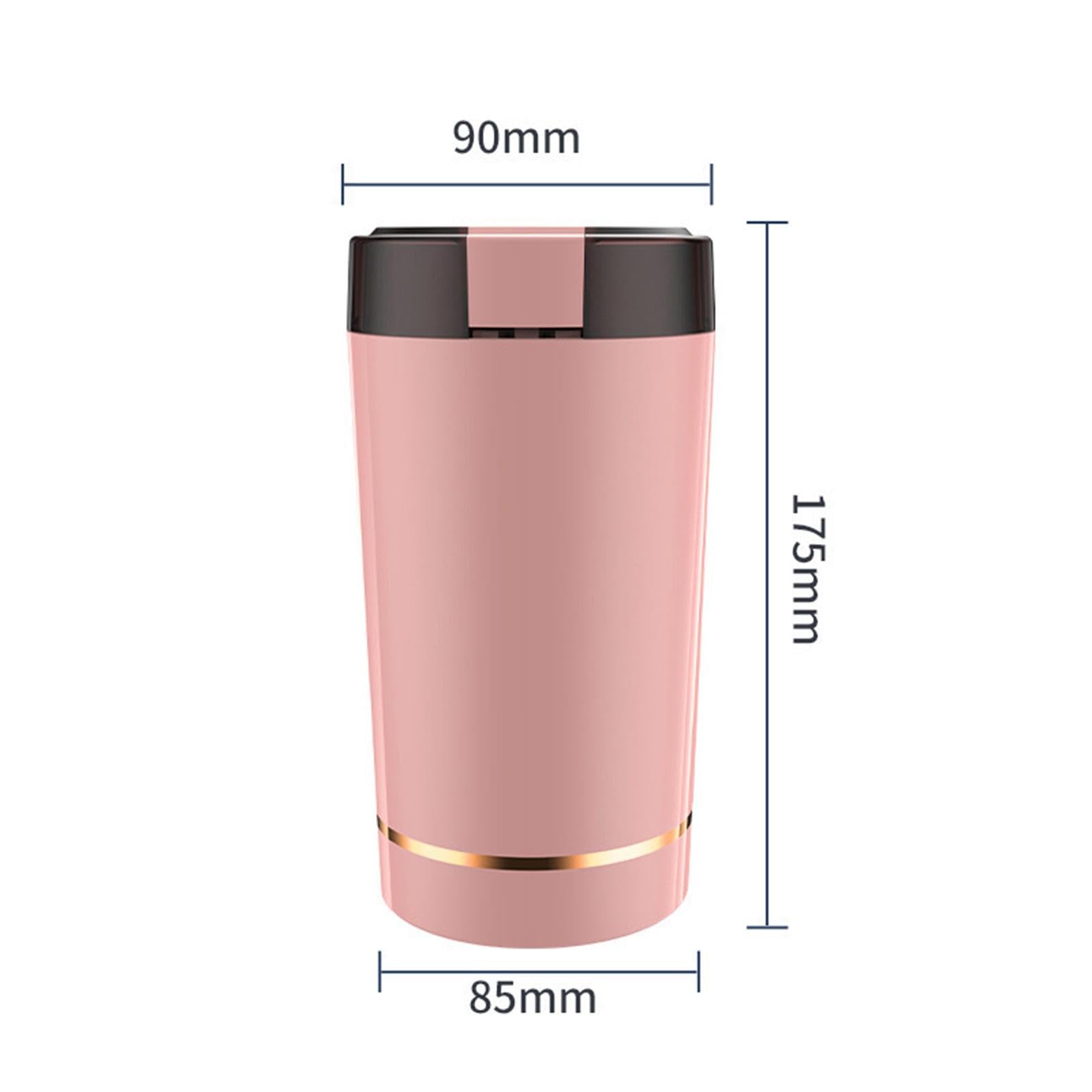 Premium Electric Coffee Grinder - Stainless Steel Blade for Coffee Beans & Spices, 220V Fast Grinding, Easy to Clean - Perfect for Home, Office & Kitchen Use (Pink)