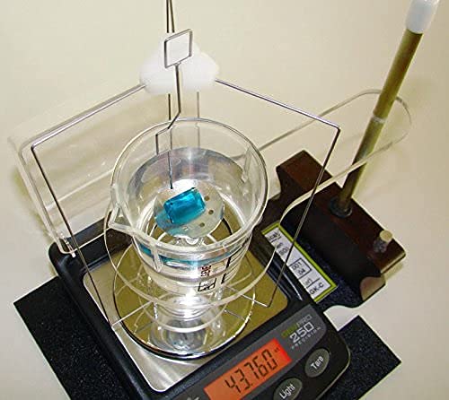 Precision Electronic Carat Scale Specific Gravity Kit - Universal Gemstone Density Tester for Jewelry Making, Gold Testing & Mineral Identification