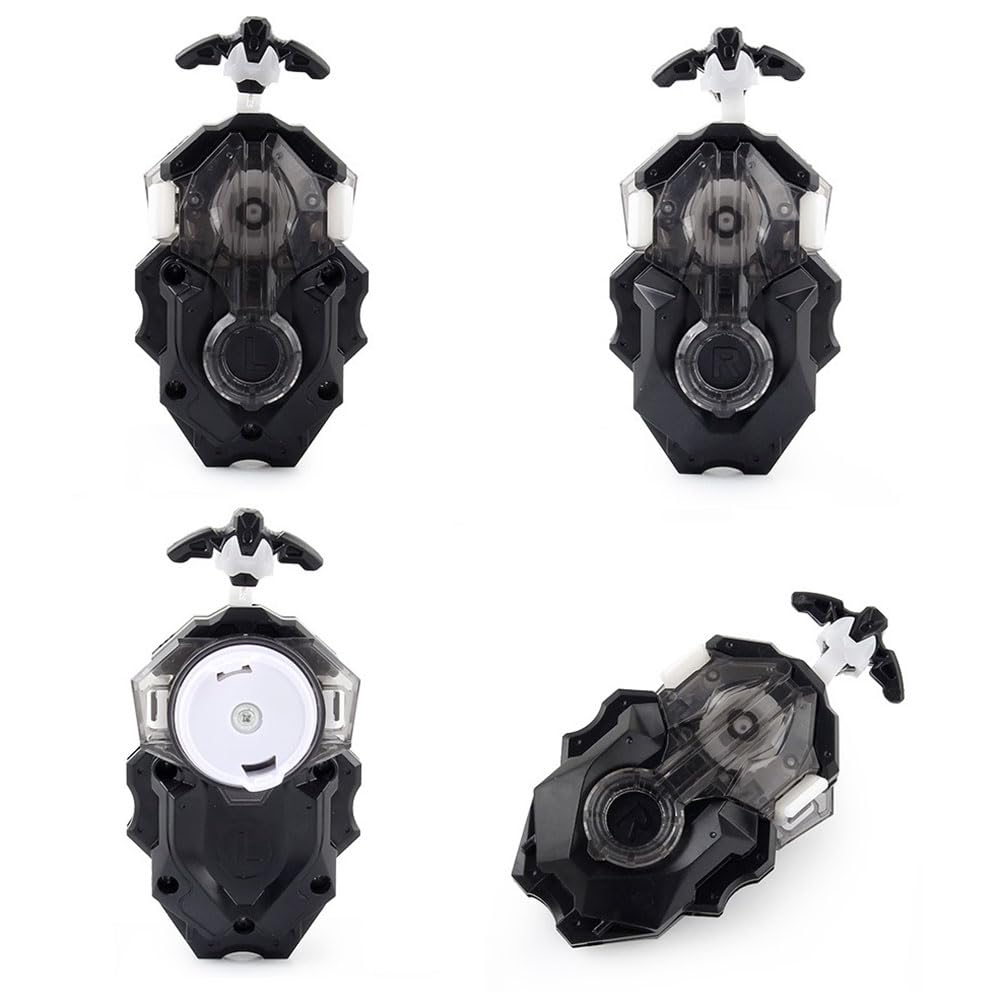 Beyblade Burst B-184 Left & Right Spin Launcher with Grip - Compatible with All Beyblade Burst Series (Black) | Perfect for Competitive Battles & Collection Display
