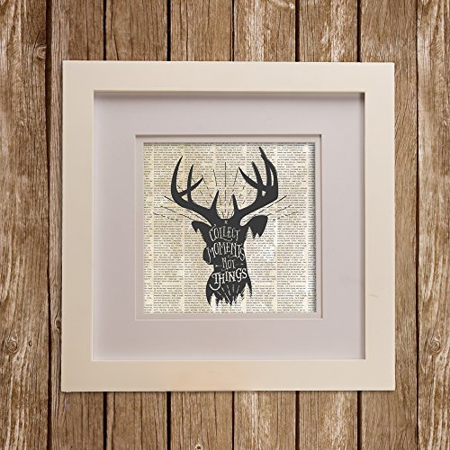 Glenna Jean North Country Wall Art - Rustic Buck Decor for Cabin, Lodge & Home | Perfect for Living Room, Bedroom & Office